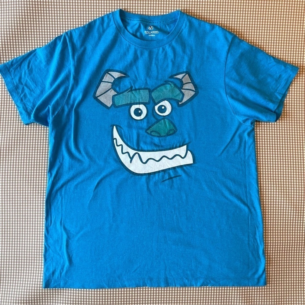Disney‎ Sulley Mens short sleeve shirt. Size Large